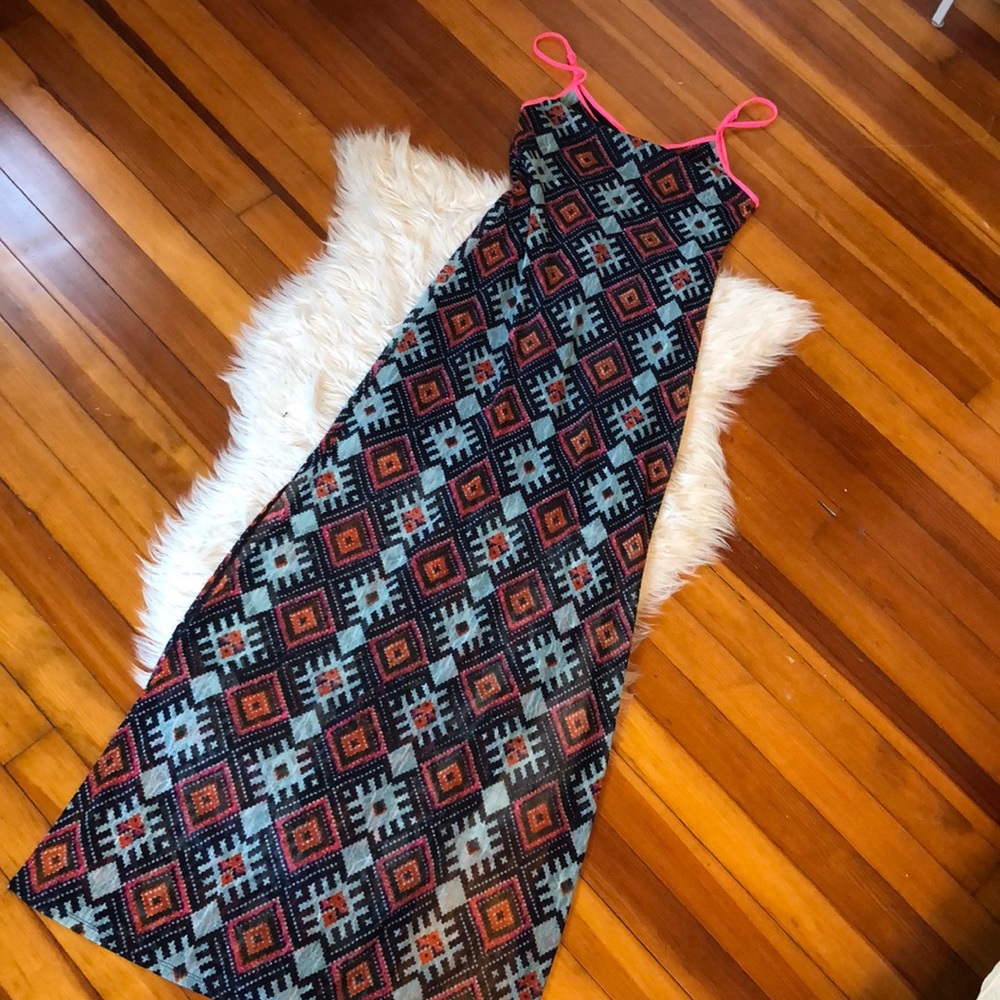 Maxi printed dress